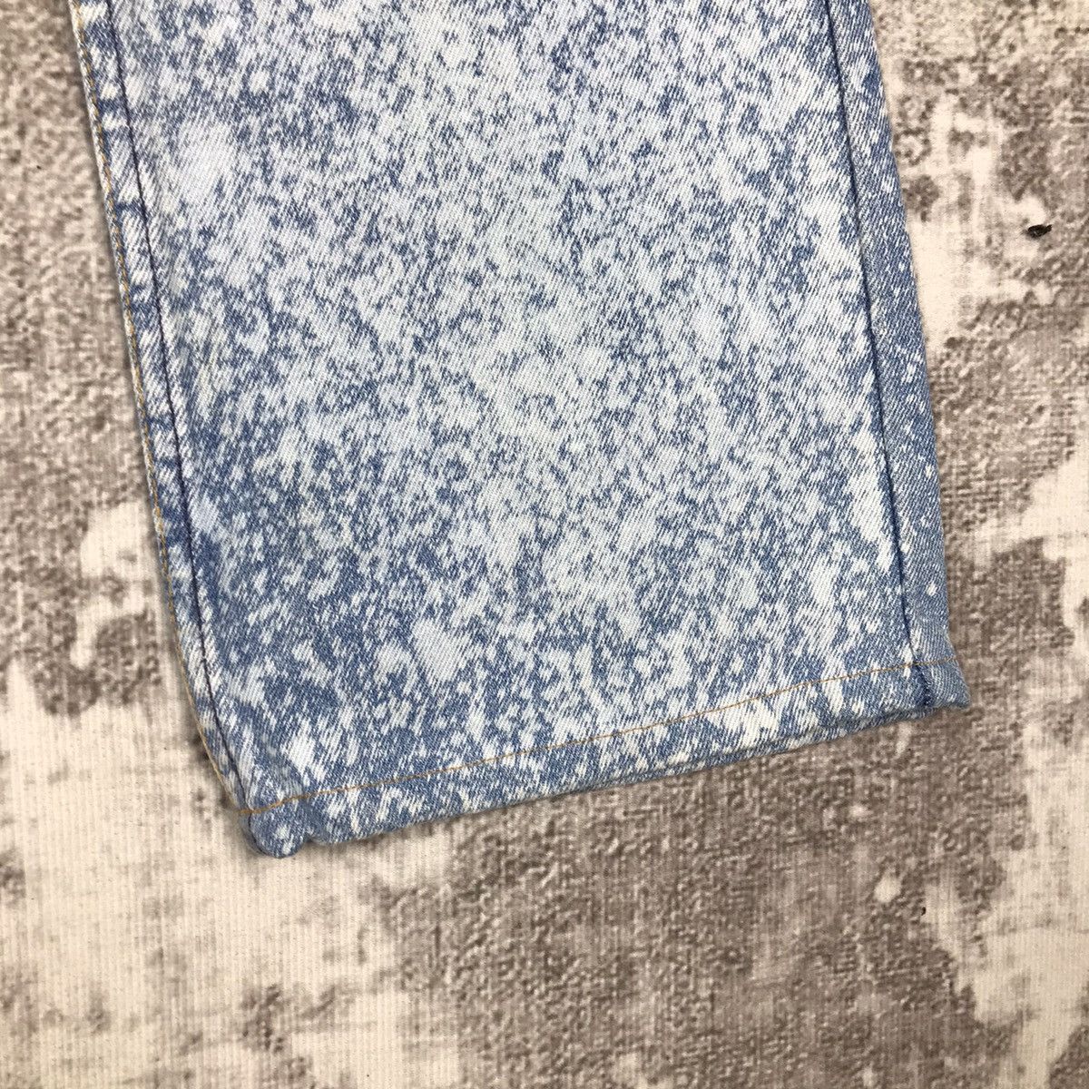Levi's × Vintage Vintage Levis 517 Flare Rework Acid Wash Design Jeans Size 29" - 16 Thumbnail
