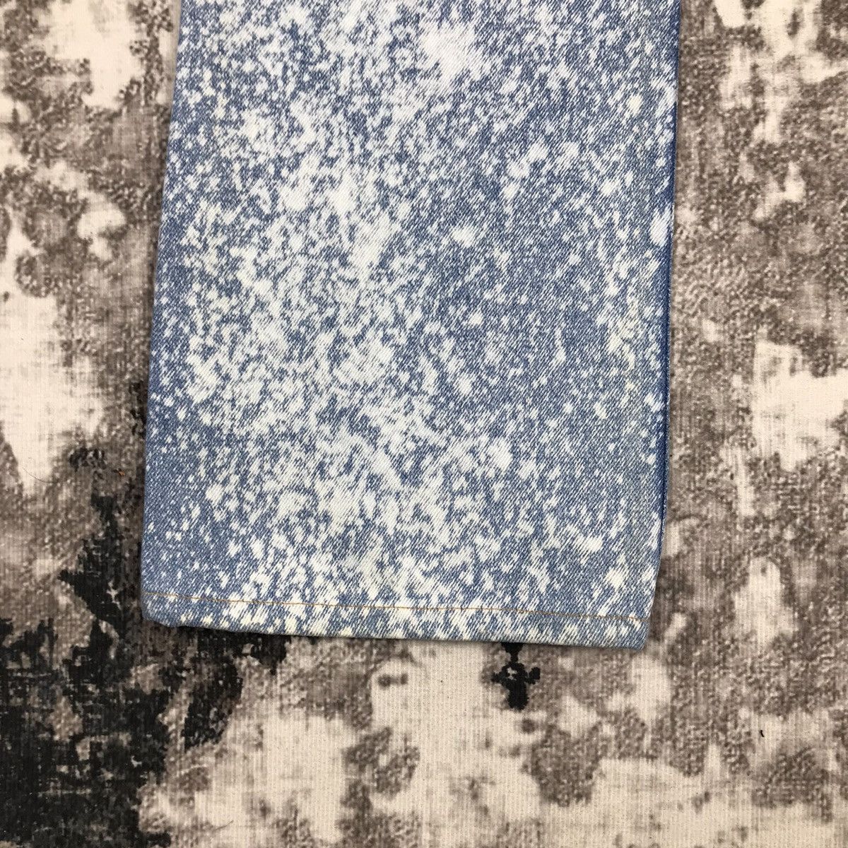 Levi's × Vintage Vintage Levis 517 Flare Rework Acid Wash Design Jeans Size 29" - 5 Thumbnail