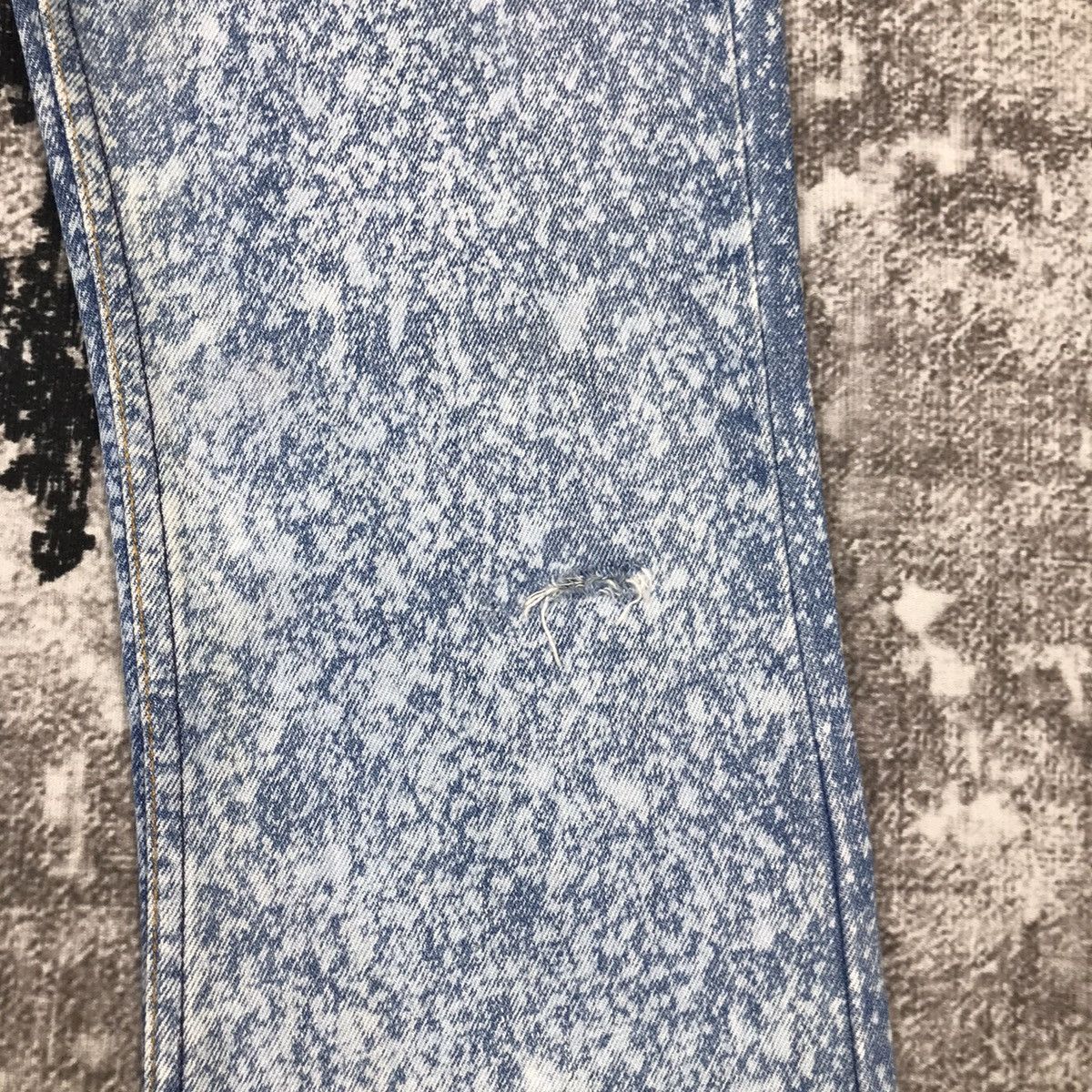 Levi's × Vintage Vintage Levis 517 Flare Rework Acid Wash Design Jeans Size 29" - 14 Thumbnail