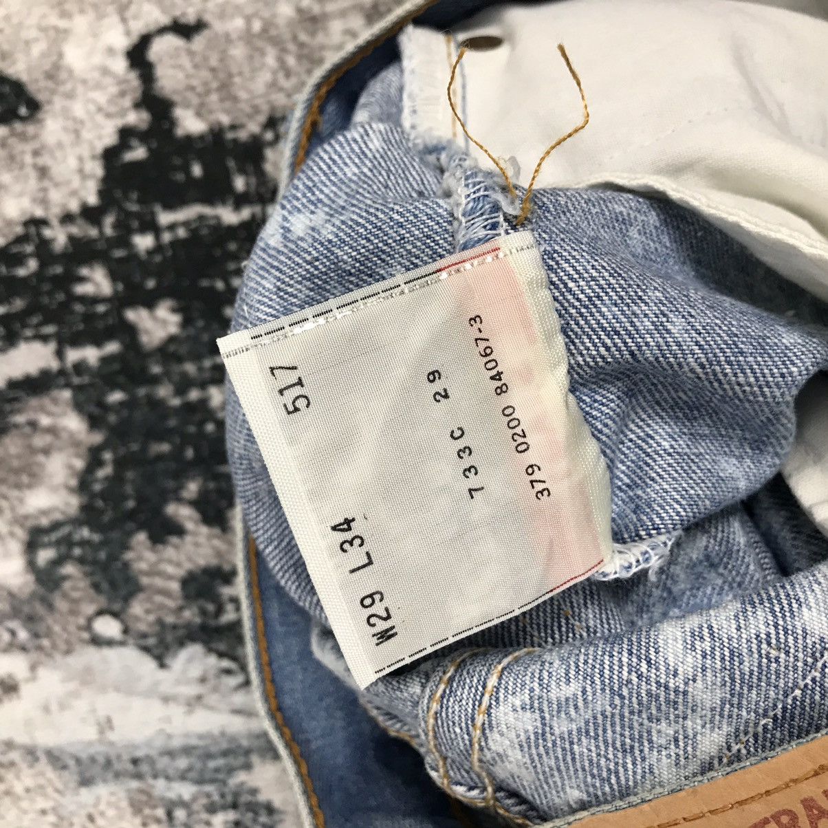 Levi's × Vintage Vintage Levis 517 Flare Rework Acid Wash Design Jeans Size 29" - 19 Thumbnail