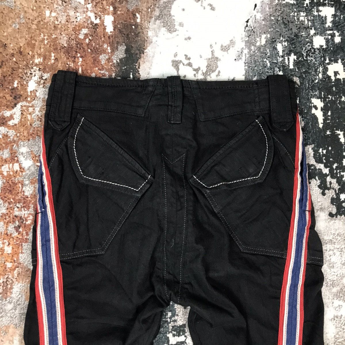 Japanese Brand Vintage Marithe Francois Girbaud Flare Bondage Style Jeans Size 30" / US 8 / IT 44 - 8 Thumbnail