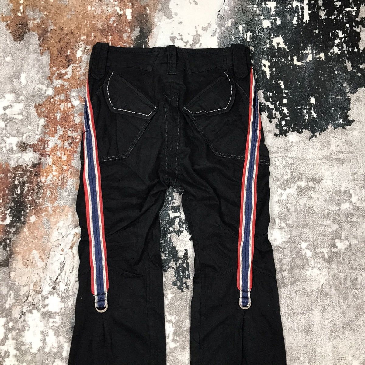 Japanese Brand Vintage Marithe Francois Girbaud Flare Bondage Style Jeans Size 30" / US 8 / IT 44 - 7 Thumbnail