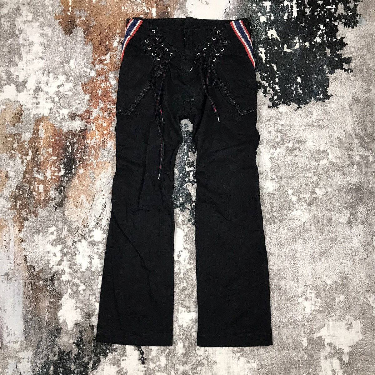 Japanese Brand Vintage Marithe Francois Girbaud Flare Bondage Style Jeans Size 30" / US 8 / IT 44 - 1 Thumbnail