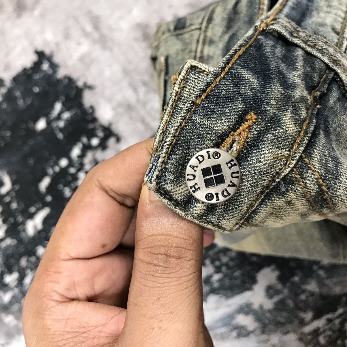 If Six Was Nine × Japanese Brand × Vintage Vintage Japanese Flare Patchwork Design Huadi Japan Jeans Size 26" / US 2 / IT 38 - 10 Thumbnail