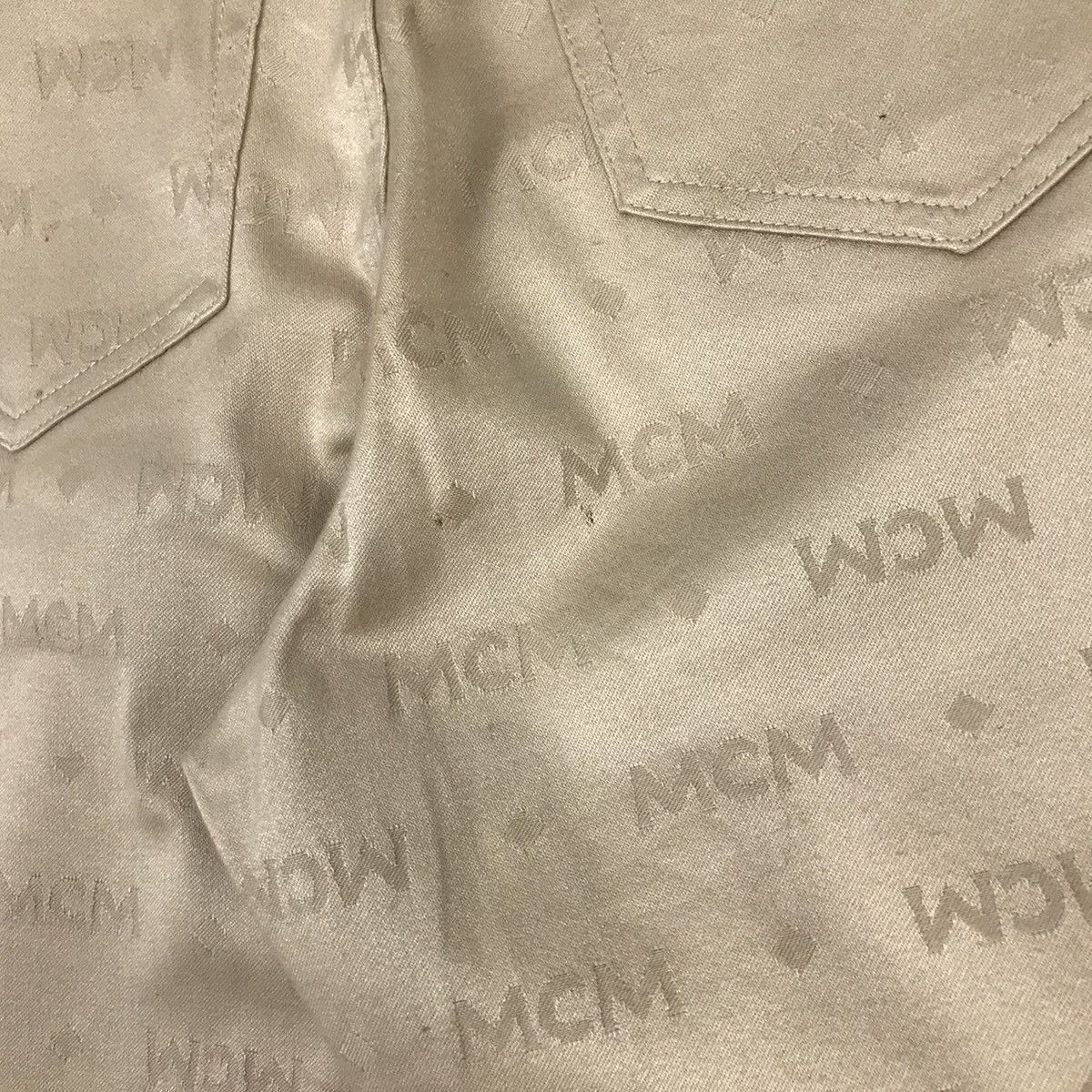 MCM × Vintage Vintage MCM Legeré Flare Monogram Design Pants Size 24" / US 00 / IT 34 - 10 Thumbnail