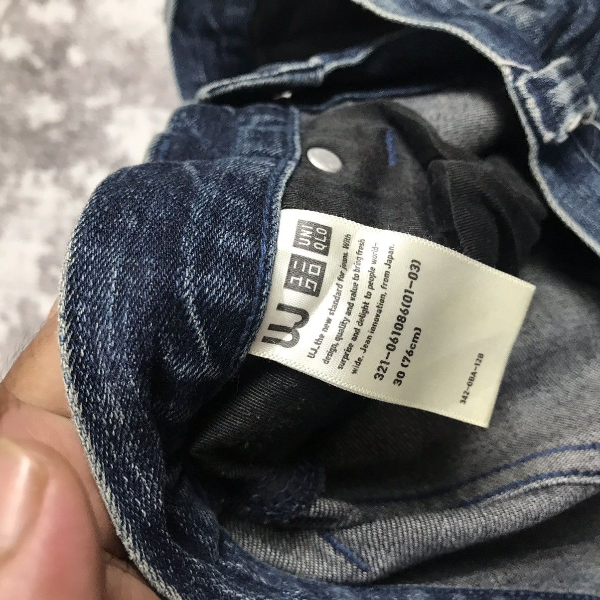 Uniqlo × Vintage Vintage Uniqlo Dirty Distressed Design Slim Denim Jeans Size US 31 - 16 Thumbnail
