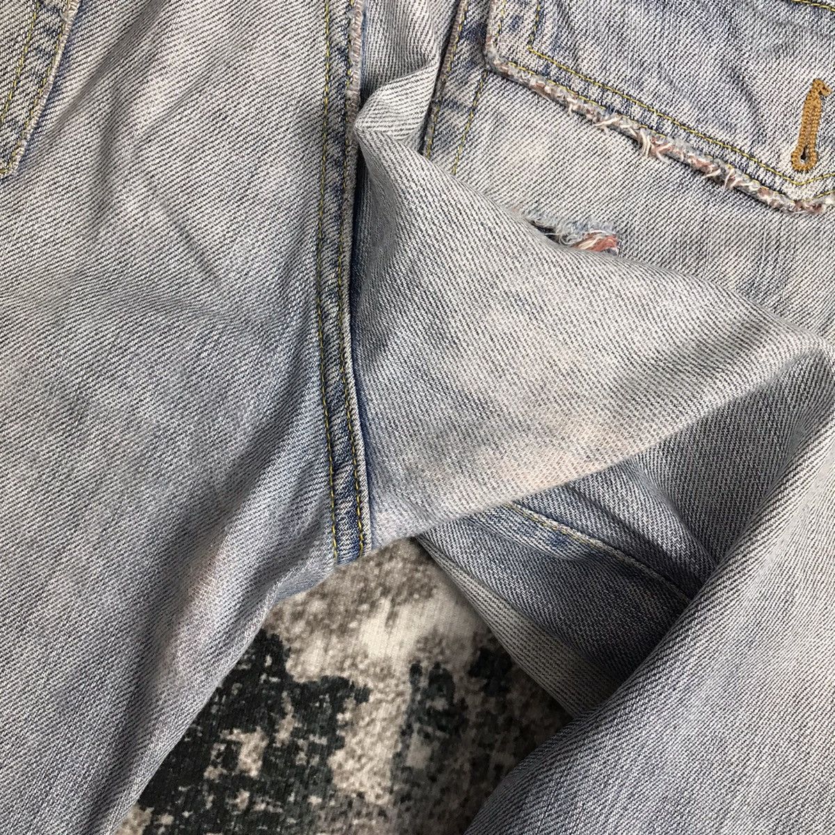 Analog × Japanese Brand × Vintage Vintage Japanese Flare Analog Distressed Denim Jeans Size 31" - 14 Thumbnail