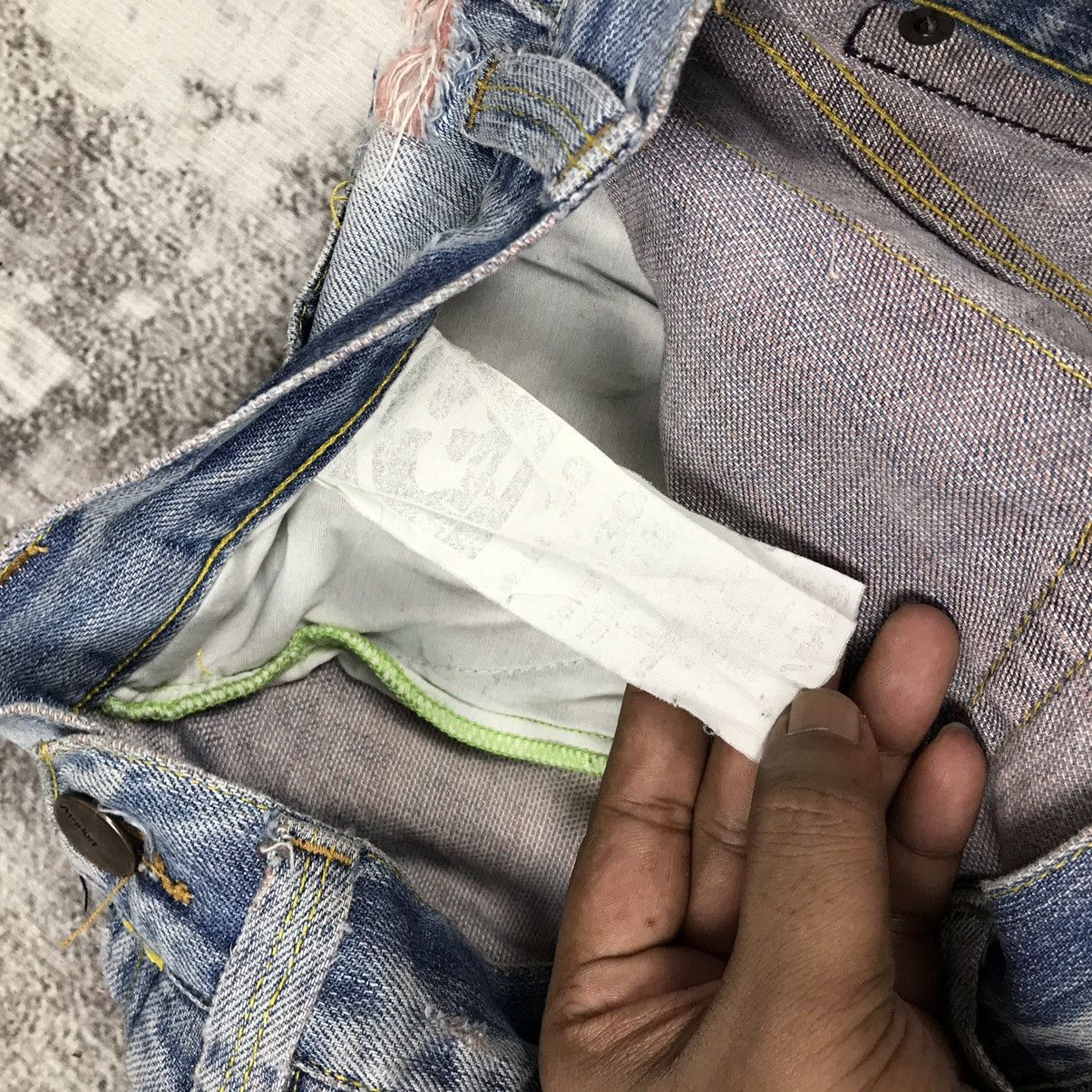 Analog × Japanese Brand × Vintage Vintage Japanese Flare Analog Distressed Denim Jeans Size 31" - 16 Thumbnail