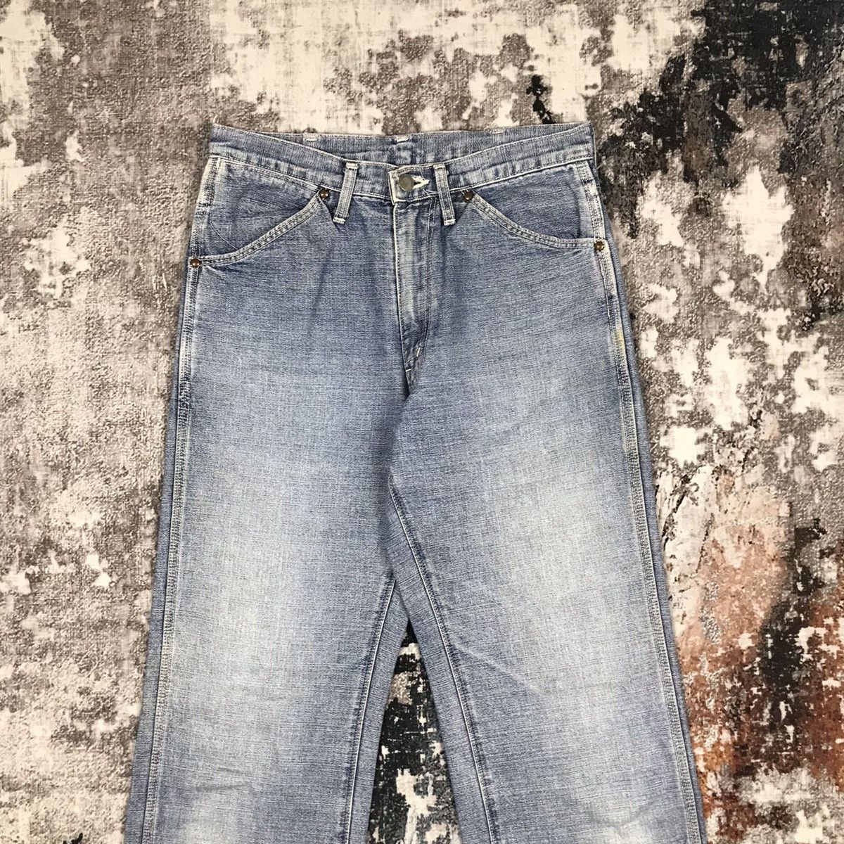 Big John × Japanese Brand × Vintage Vintage Big John Blue Bell Style Light Wash Loose Denim Jean Size 29" - 2 Thumbnail