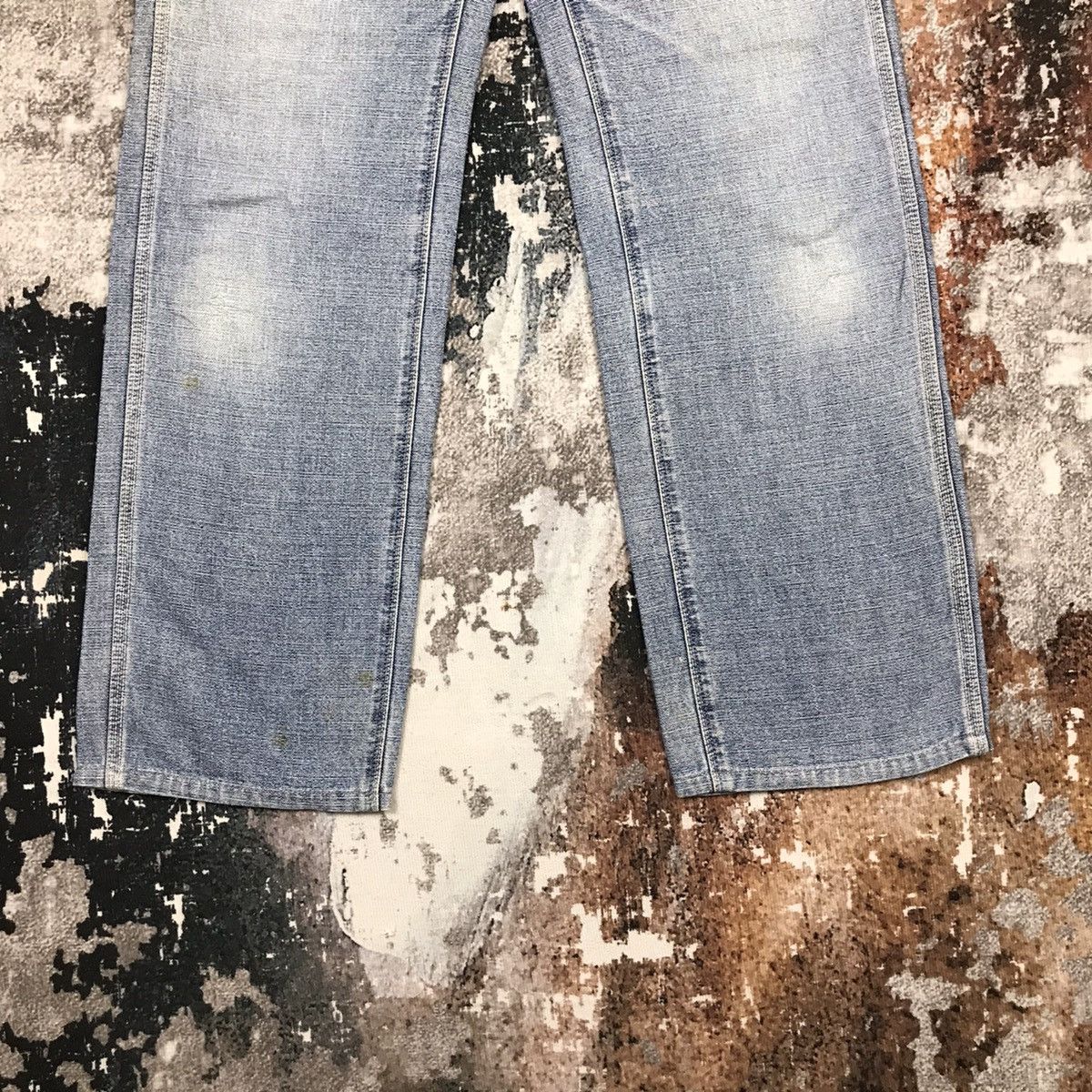 Big John × Japanese Brand × Vintage Vintage Big John Blue Bell Style Light Wash Loose Denim Jean Size 29" - 8 Thumbnail