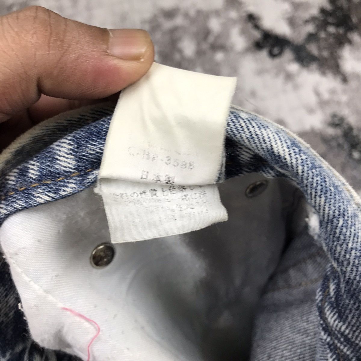 Japanese Brand × Vintage Vintage Blue Way Japan Acid Wash Baggy Denim Jeans Size 33" - 11 Thumbnail
