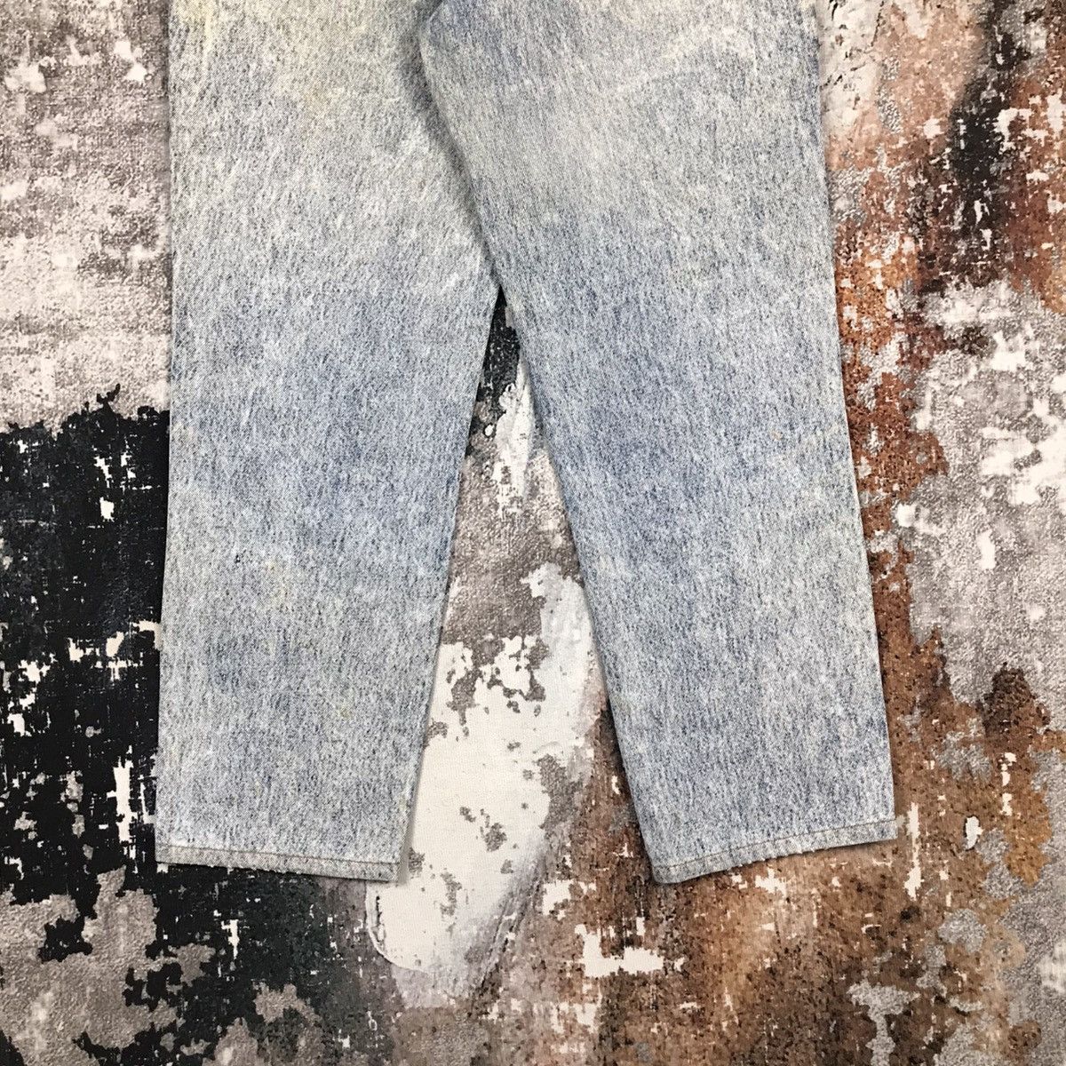 Japanese Brand × Vintage Vintage Blue Way Japan Acid Wash Baggy Denim Jeans Size 33" - 9 Thumbnail