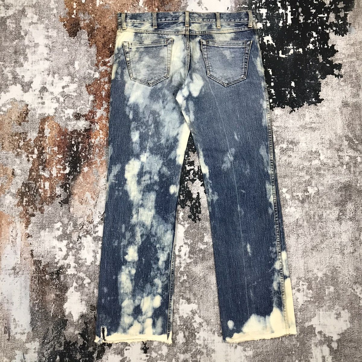 Cosmic Wonder × Japanese Brand Vintage Japanese Baggy Flare Cosmic Wonder Acid wash Jeans Size 34" / US 12 / IT 48 - 9 Thumbnail