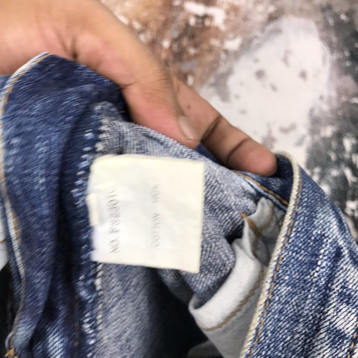 Cosmic Wonder × Japanese Brand Vintage Japanese Baggy Flare Cosmic Wonder Acid wash Jeans Size 34" / US 12 / IT 48 - 13 Thumbnail