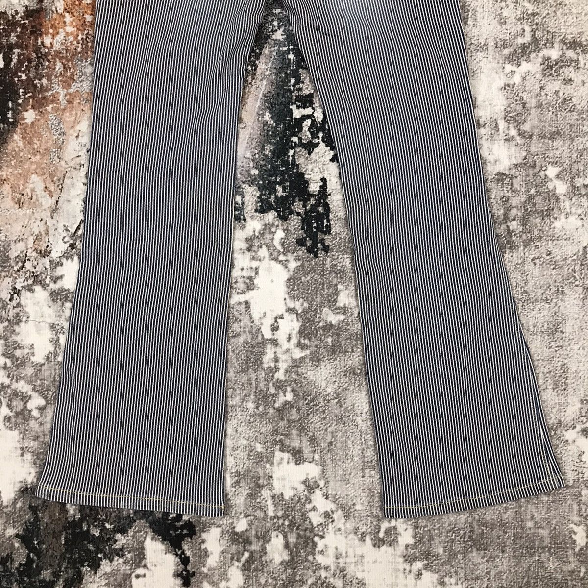 Japanese Brand × Vintage Vintage Japanese Flare Bust pant Hickory Design Jeans Size 27" / US 4 / IT 40 - 9 Thumbnail