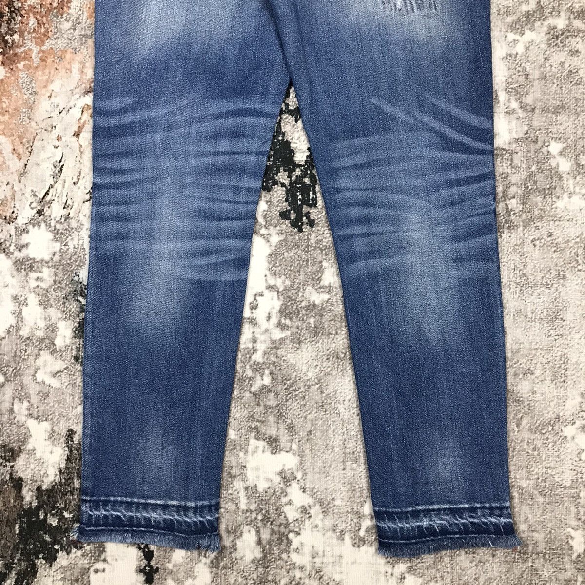 Japanese Brand Japanese brand 1975 Denim Distressed Design Jeans Size 29" - 11 Thumbnail