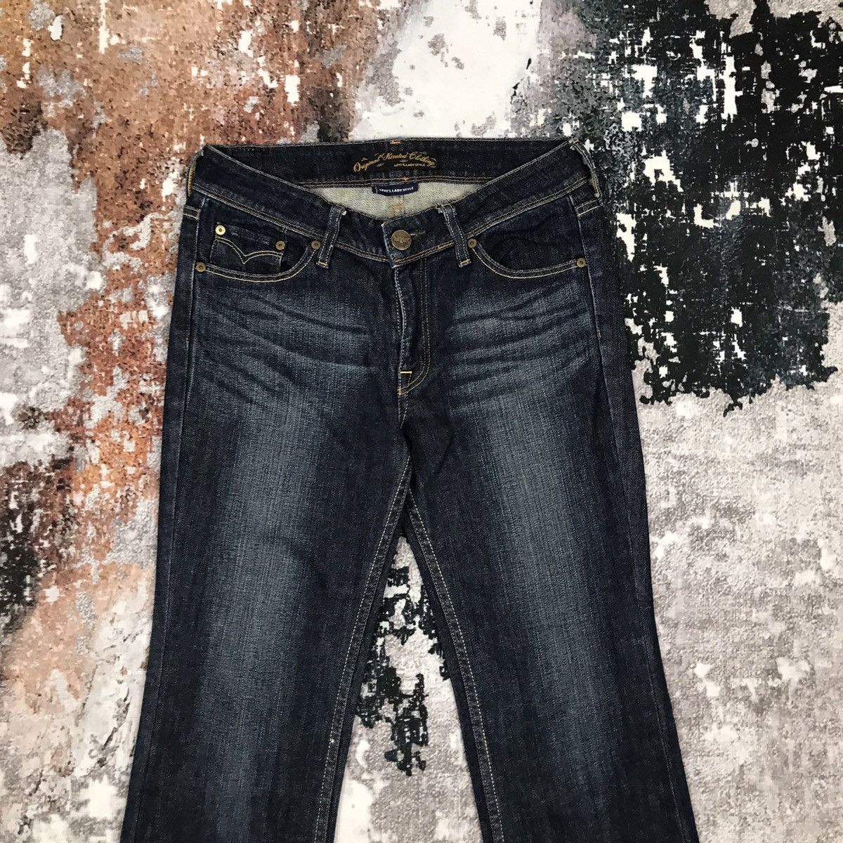 Levi's × Vintage Vintage Levis lady Style Flare Blue Jeans Size 28" / US 6 / IT 42 - 6 Thumbnail