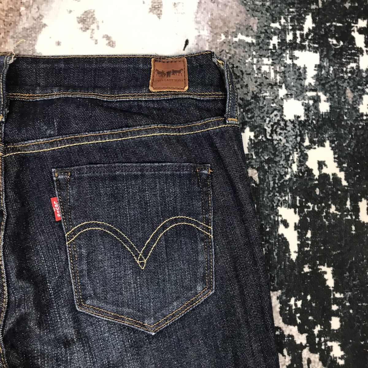 Levi's × Vintage Vintage Levis lady Style Flare Blue Jeans Size 28" / US 6 / IT 42 - 3 Thumbnail