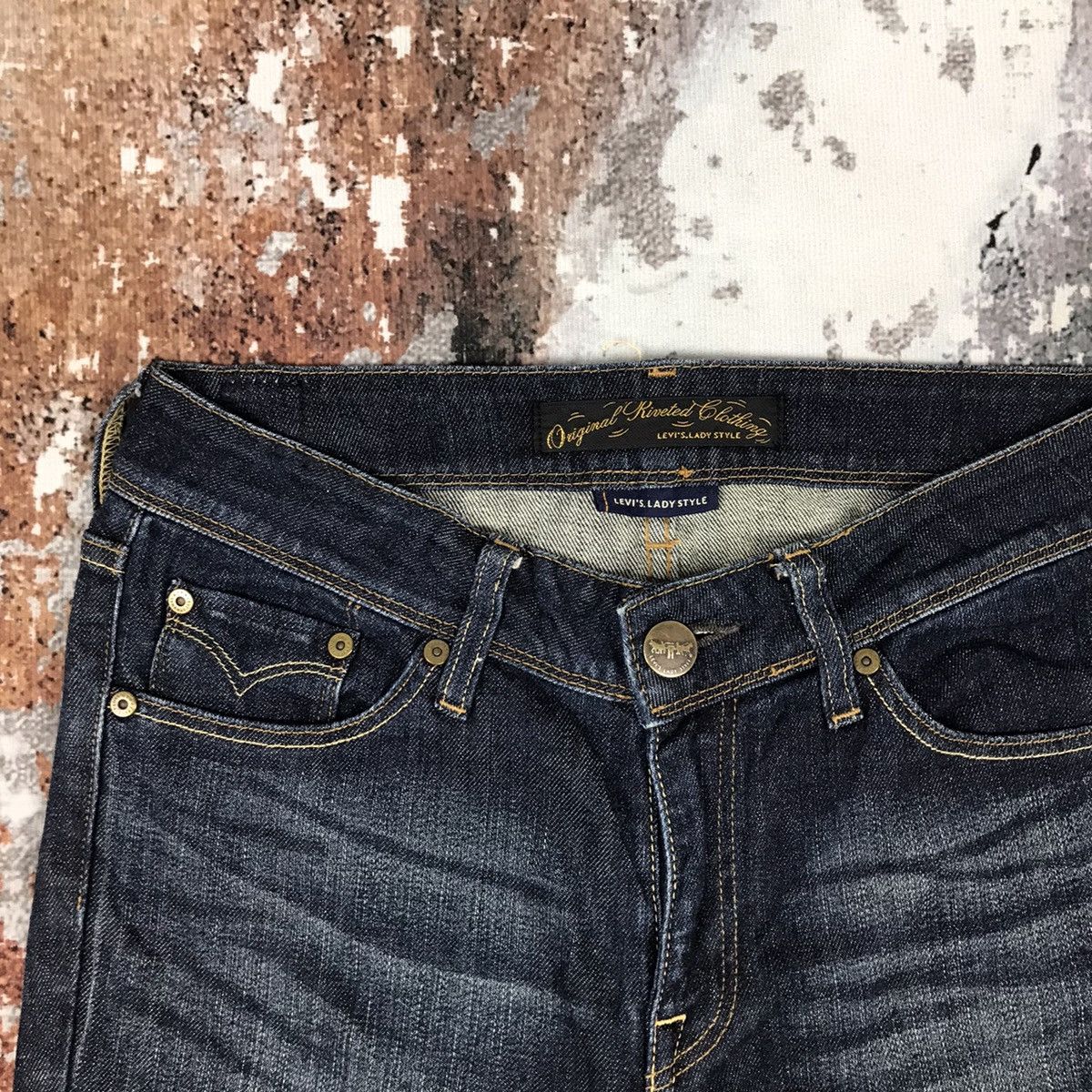 Levi's × Vintage Vintage Levis lady Style Flare Blue Jeans Size 28" / US 6 / IT 42 - 7 Thumbnail