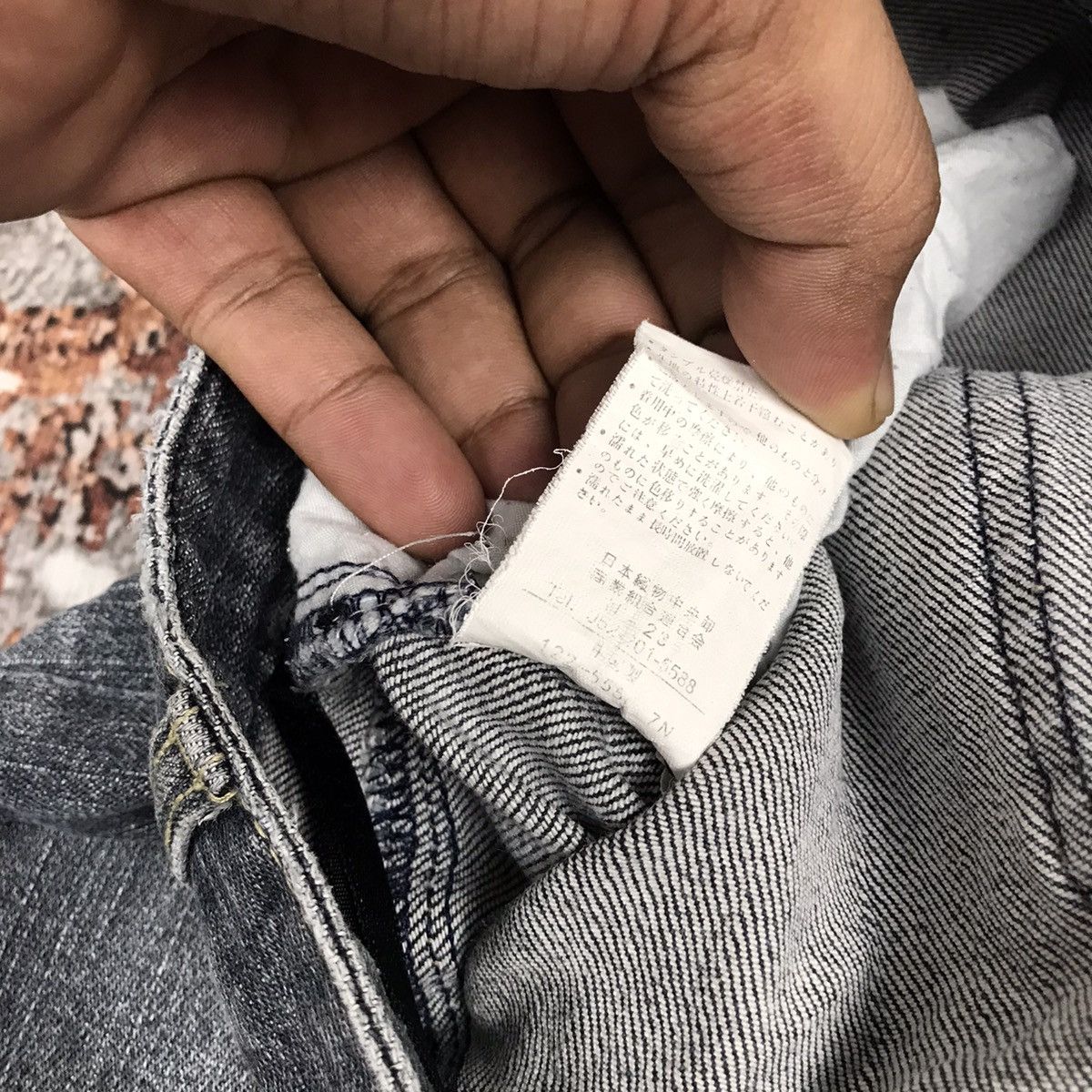 Japanese Brand × Vintage Vintage Japanese Johnpionir Flare Light wash Distressed Jean Size 29" - 10 Thumbnail