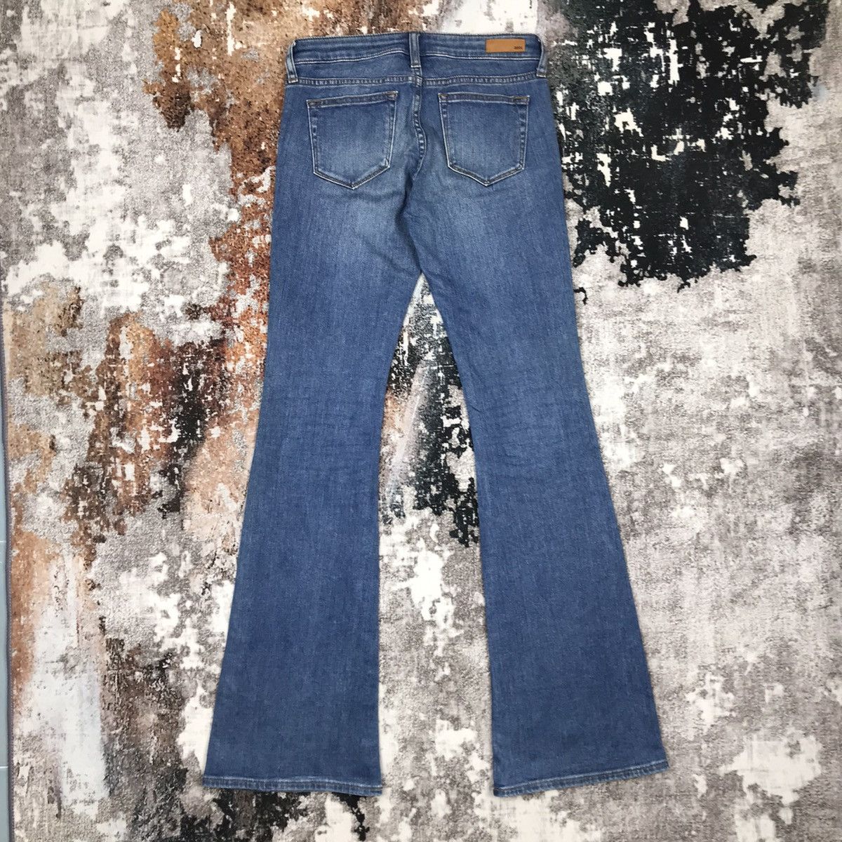 Japanese Brand × Uniqlo × Vintage Vintage Japanese Uniqlo Flare Lot B000 Light Wash Jeans Size 28" / US 6 / IT 42 - 5 Thumbnail