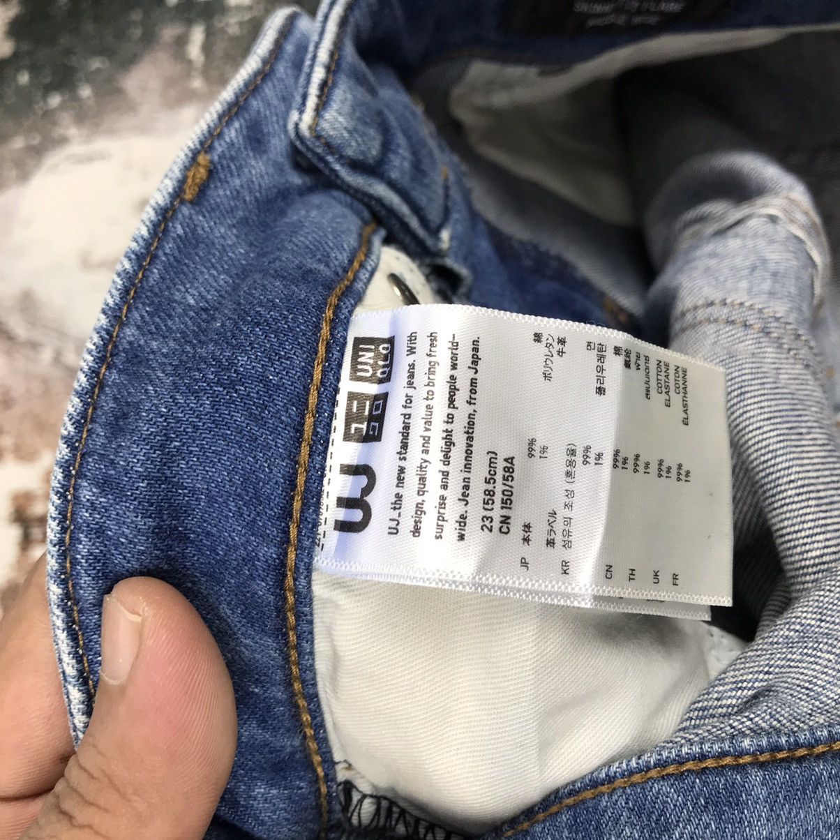 Japanese Brand × Uniqlo × Vintage Vintage Japanese Uniqlo Flare Lot B000 Light Wash Jeans Size 28" / US 6 / IT 42 - 10 Thumbnail
