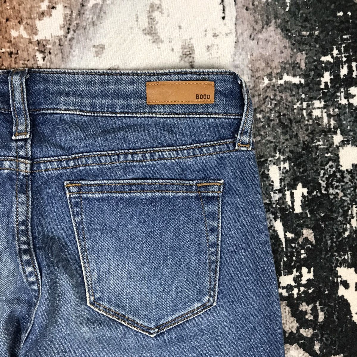 Japanese Brand × Uniqlo × Vintage Vintage Japanese Uniqlo Flare Lot B000 Light Wash Jeans Size 28" / US 6 / IT 42 - 7 Thumbnail
