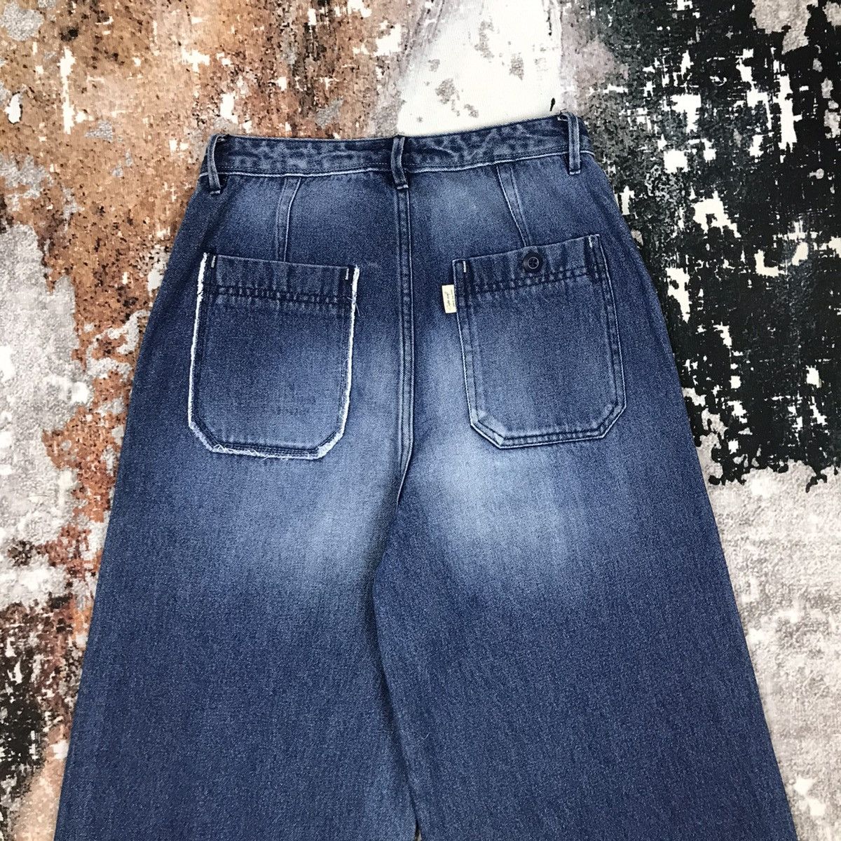 Japanese Brand × Vintage Japanese Cepo Craft High Waist Workwear Style Baggy Jeans Size 26" / US 2 / IT 38 - 7 Thumbnail