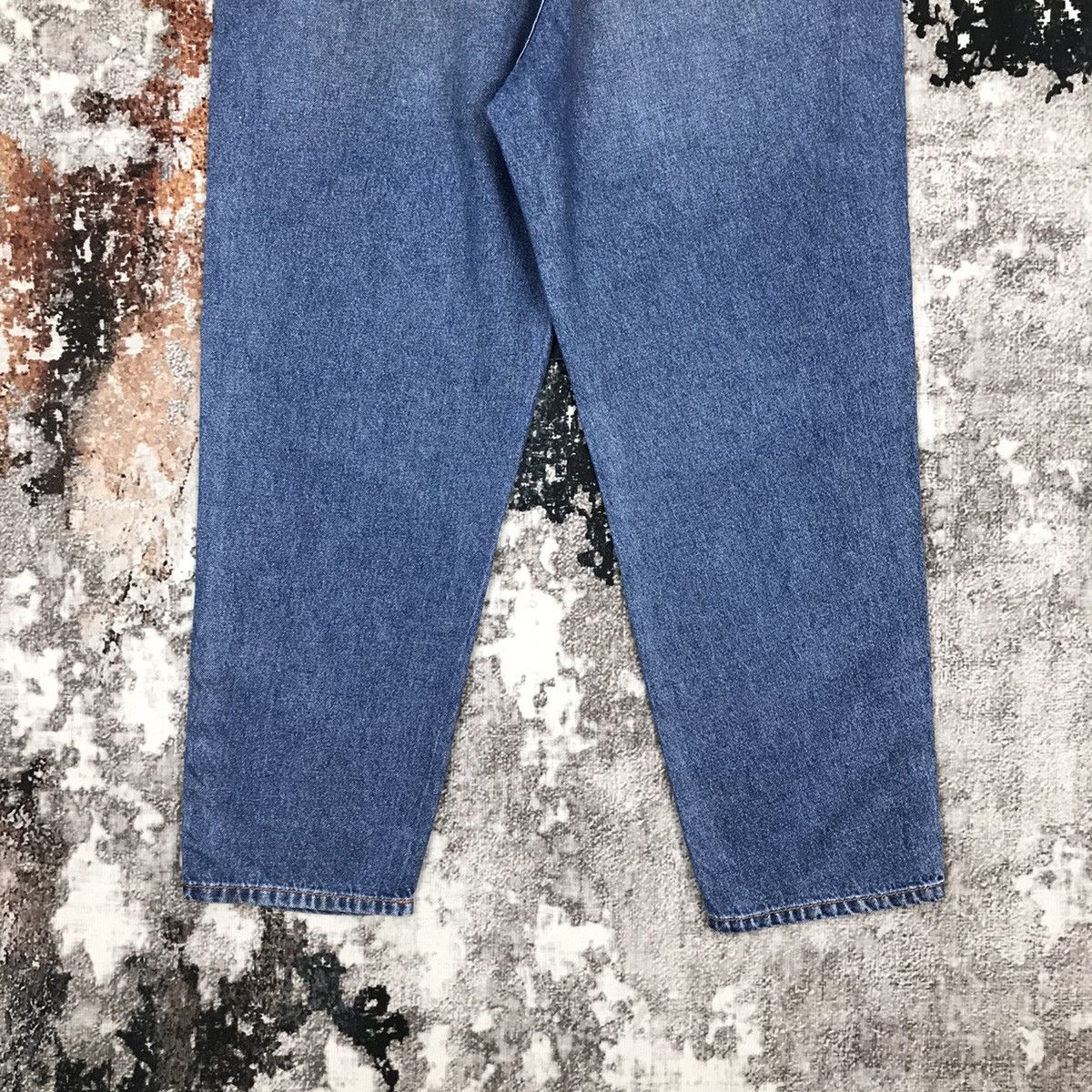 Japanese Brand × Vintage Japanese G.U High Wash Baggy Women Blue Jeans Size 26" / US 2 / IT 38 - 8 Thumbnail