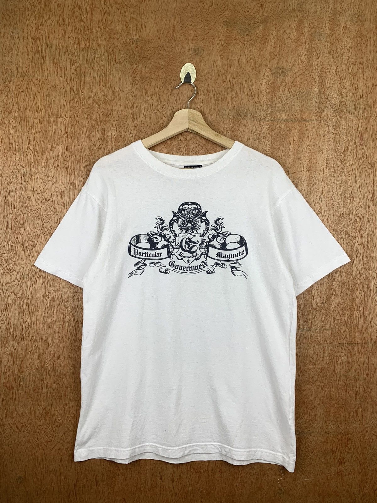Japanese Brand Vintage Bullet Noise white T-shirt Size US L / EU 52-54 / 3 - 4 Thumbnail