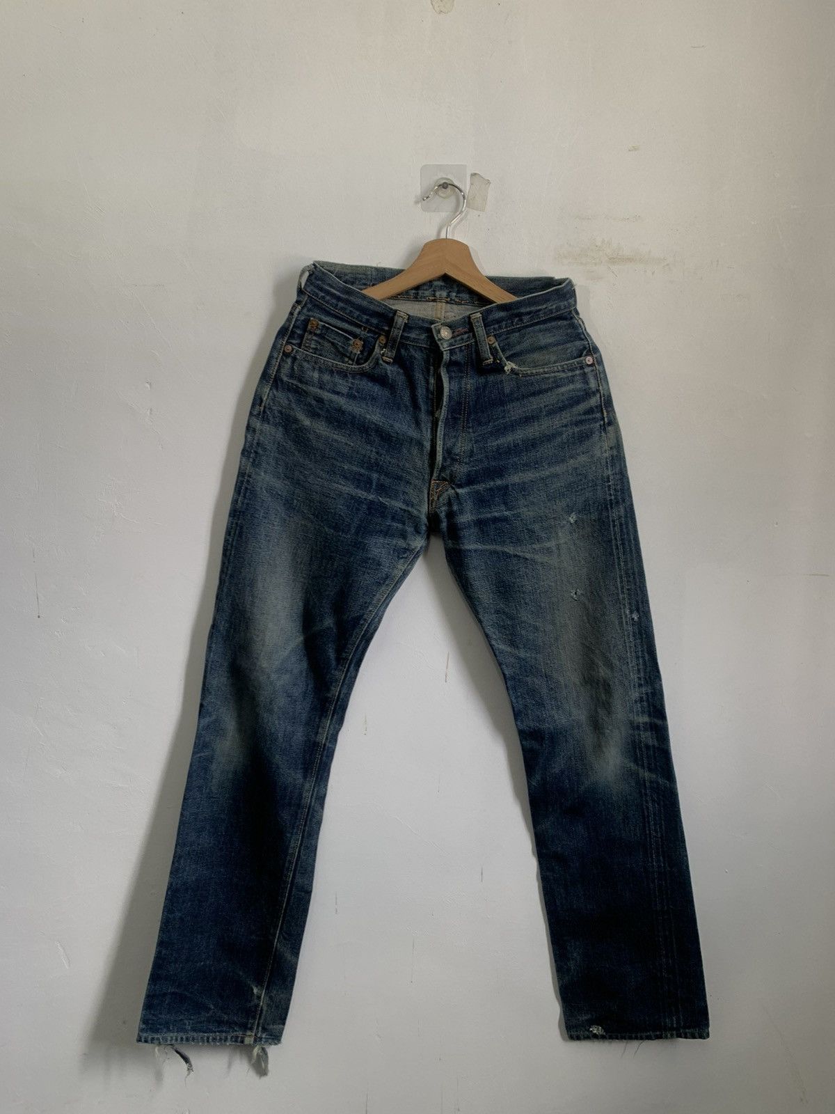 Denime Denime Selvedge Distressed Denim Jeans Size US 28 / EU 44 - 1 Thumbnail