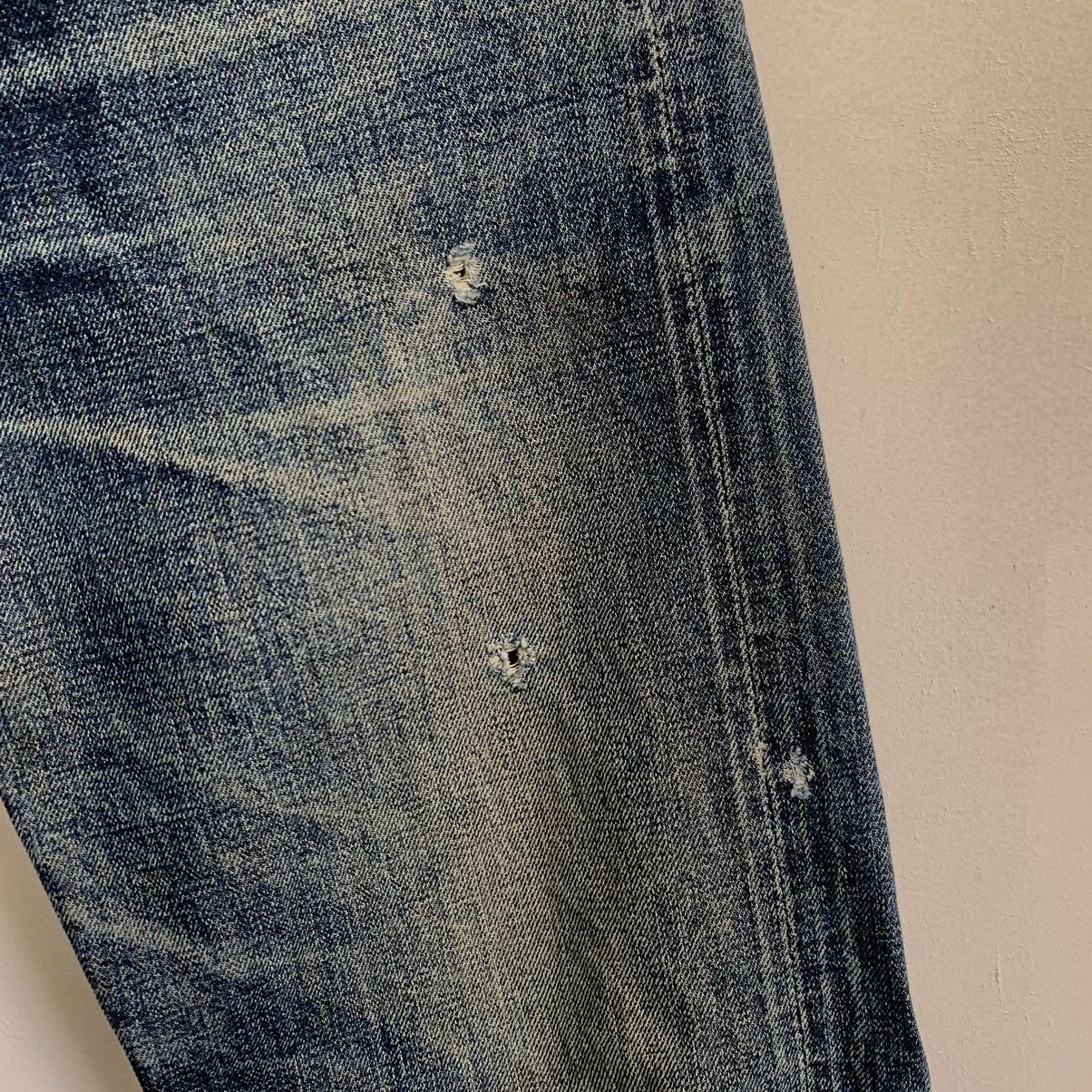 Denime Denime Selvedge Distressed Denim Jeans Size US 28 / EU 44 - 4 Thumbnail