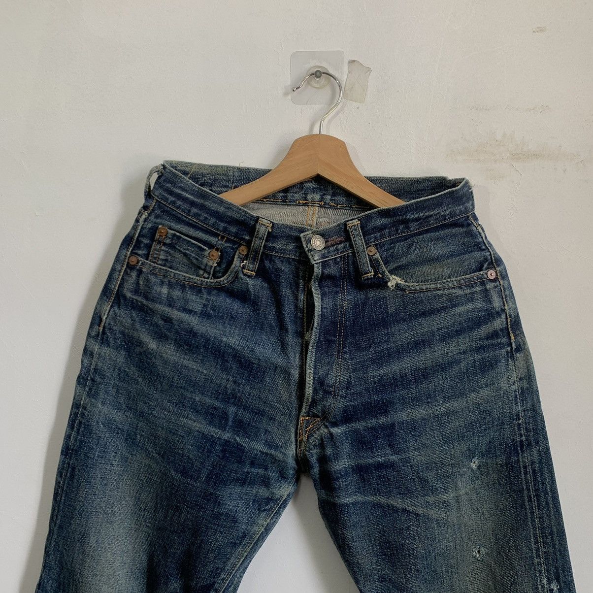 Denime Denime Selvedge Distressed Denim Jeans Size US 28 / EU 44 - 3 Thumbnail