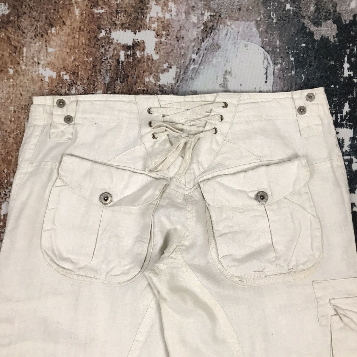 Japanese Brand × Vintage Vintage Japanese Oxmo Bondage Style Cargo Pants Size 32" / US 10 / IT 46 - 8 Thumbnail