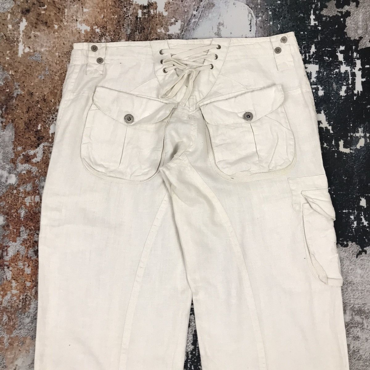Japanese Brand × Vintage Vintage Japanese Oxmo Bondage Style Cargo Pants Size 32" / US 10 / IT 46 - 7 Thumbnail