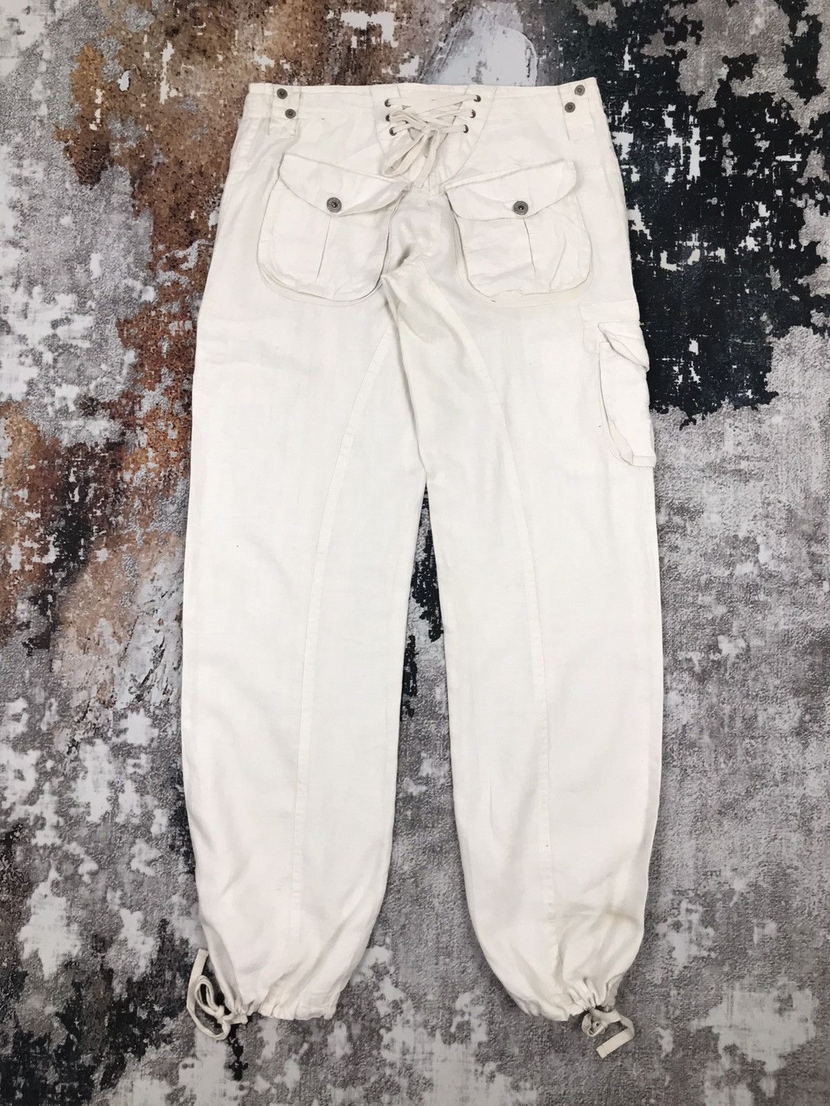Japanese Brand × Vintage Vintage Japanese Oxmo Bondage Style Cargo Pants Size 32" / US 10 / IT 46 - 6 Thumbnail