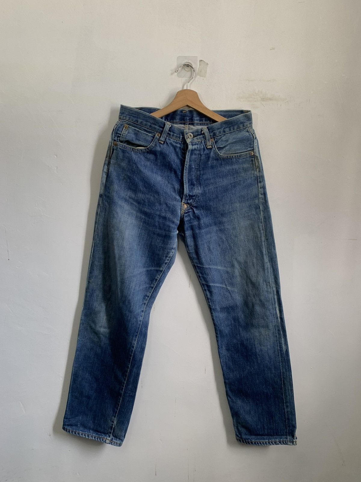 Cowboy Distressed Denim Jeans