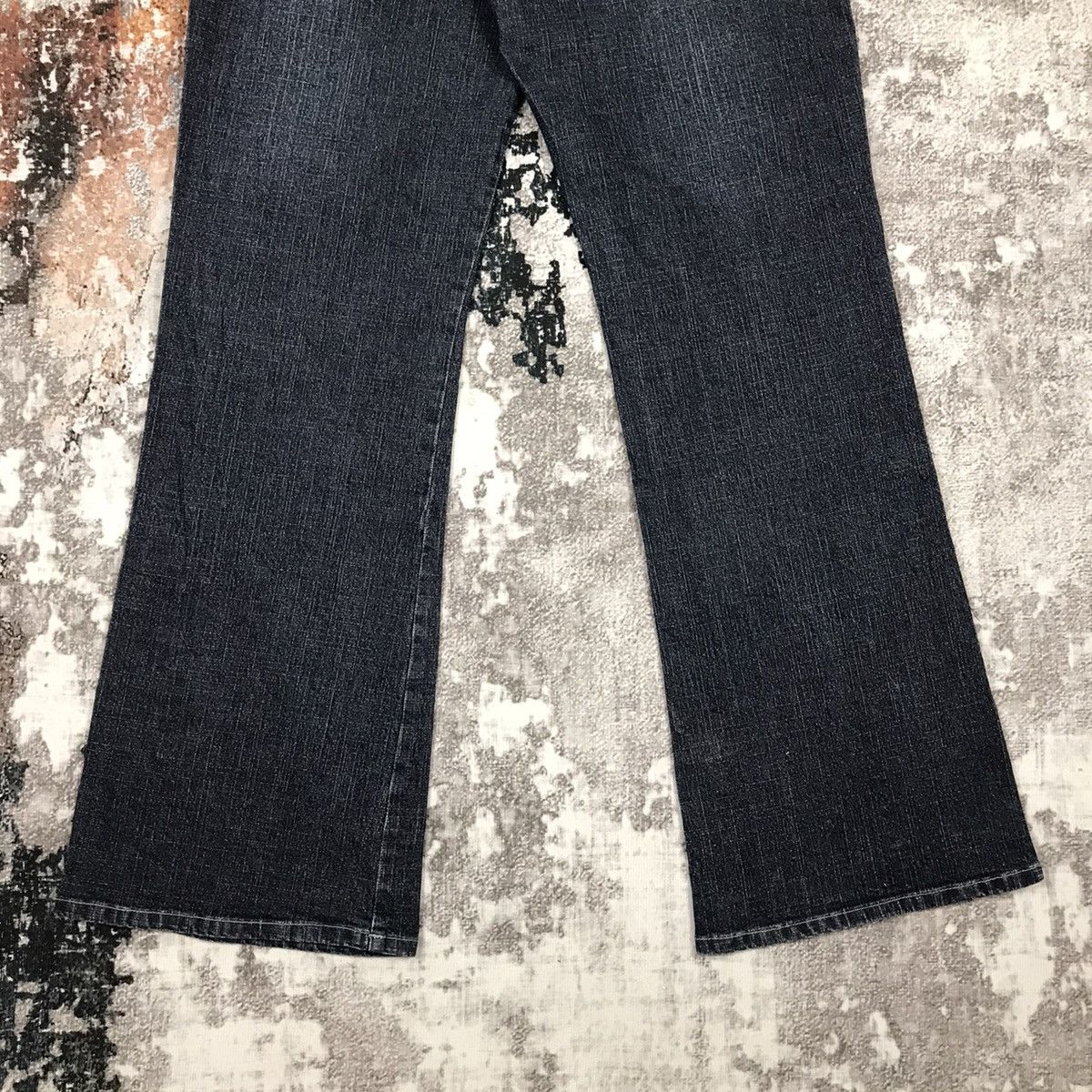 Japanese Brand × Vintage Vintage Japanese Flare Cascata Beads Design Jeans Size 33" - 9 Thumbnail