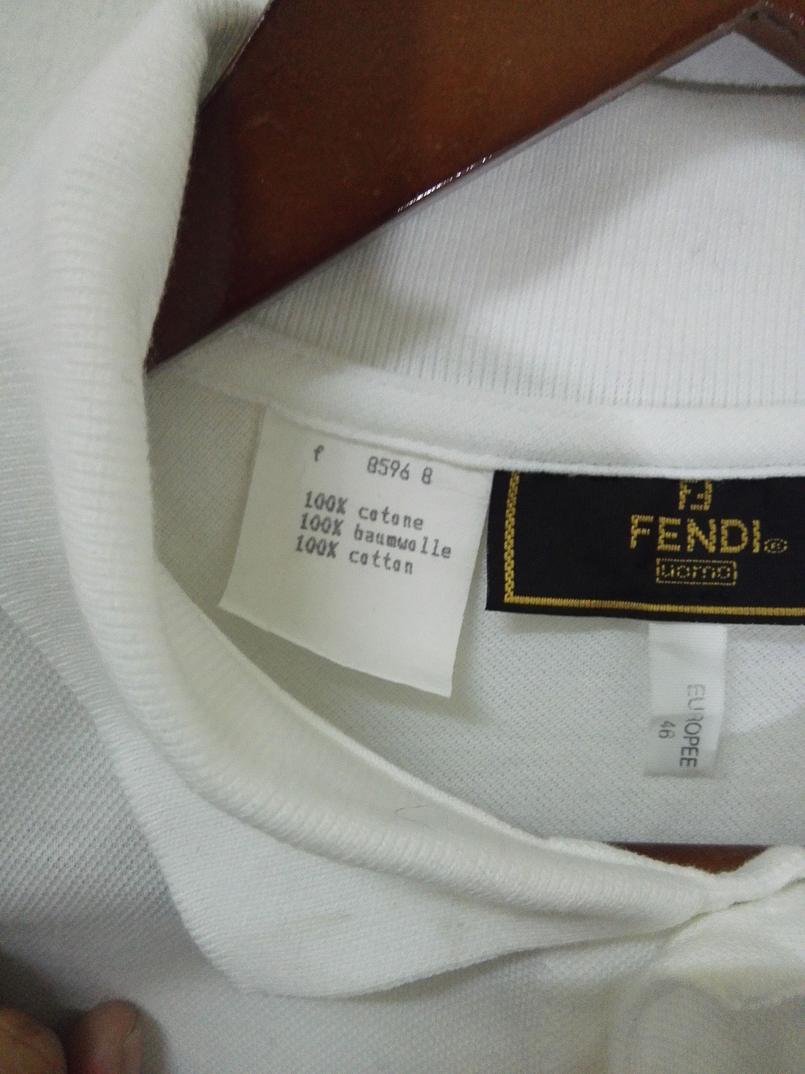 Fendi Fendi Polo Shirt Small Logo Design Size US S / EU 44-46 / 1 - 5 Thumbnail
