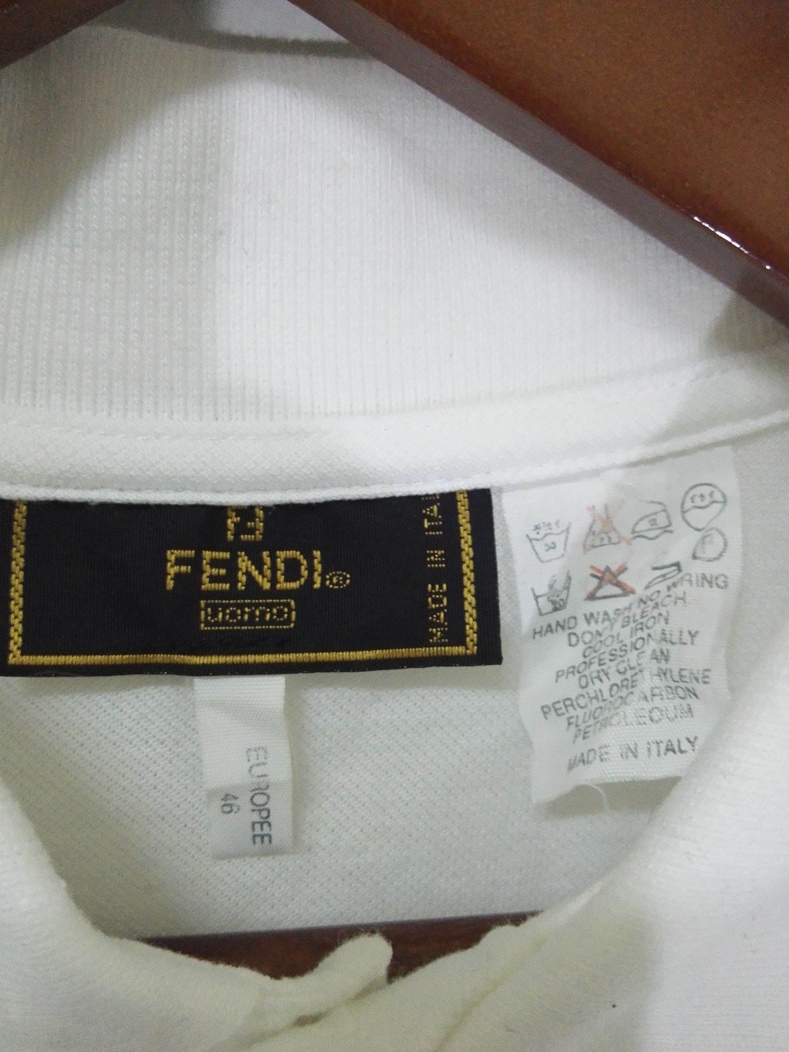 Fendi Fendi Polo Shirt Small Logo Design Size US S / EU 44-46 / 1 - 6 Thumbnail