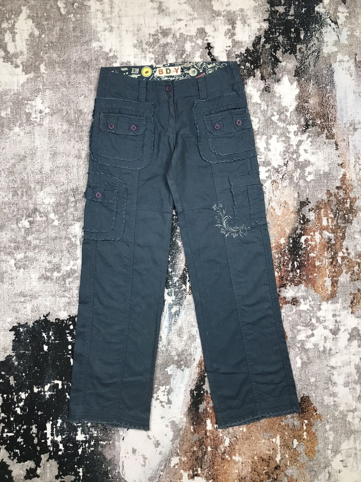 Body Glove × Japanese Brand Vintage Body Glove Tactical Cargo Straight Loose Pants Size 29" - 1 Thumbnail