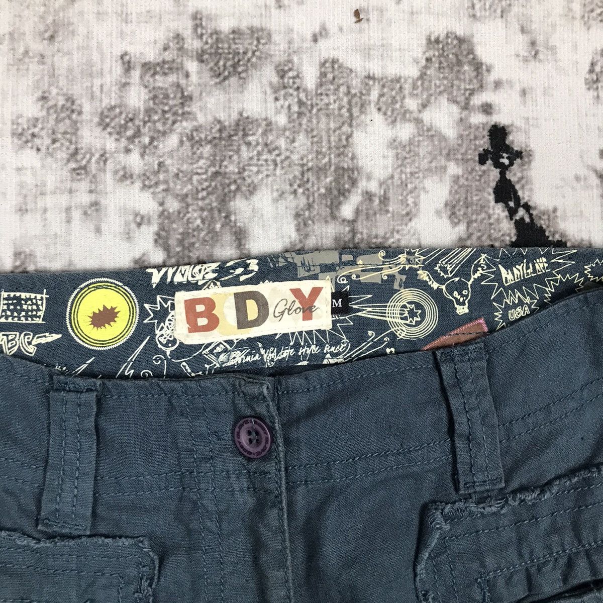 Body Glove × Japanese Brand Vintage Body Glove Tactical Cargo Straight Loose Pants Size 29" - 4 Thumbnail