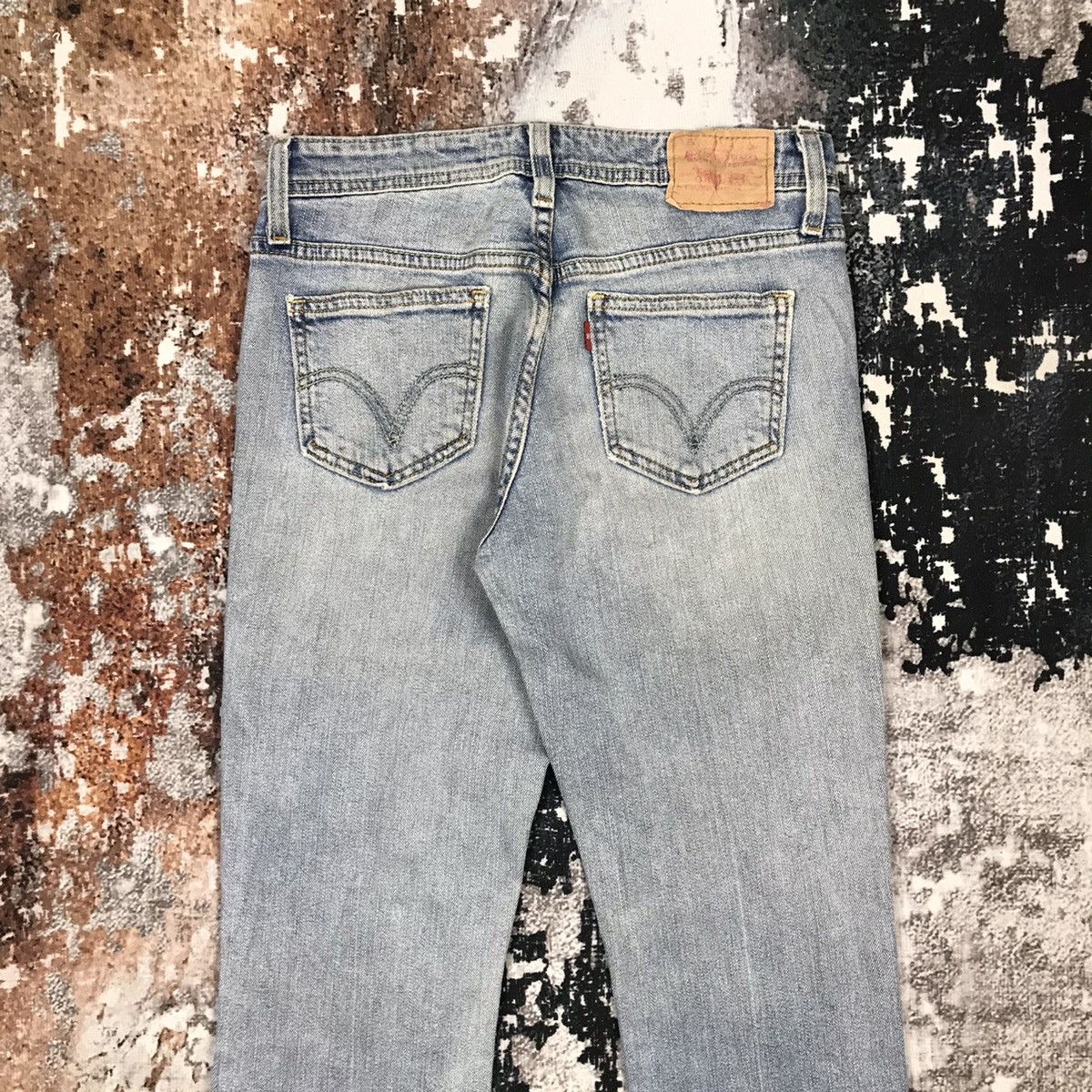 Levi's × Vintage Vintage Levis 518 Super Low Flare bootcut Light Wash Jeans Size 28" / US 6 / IT 42 - 2 Thumbnail