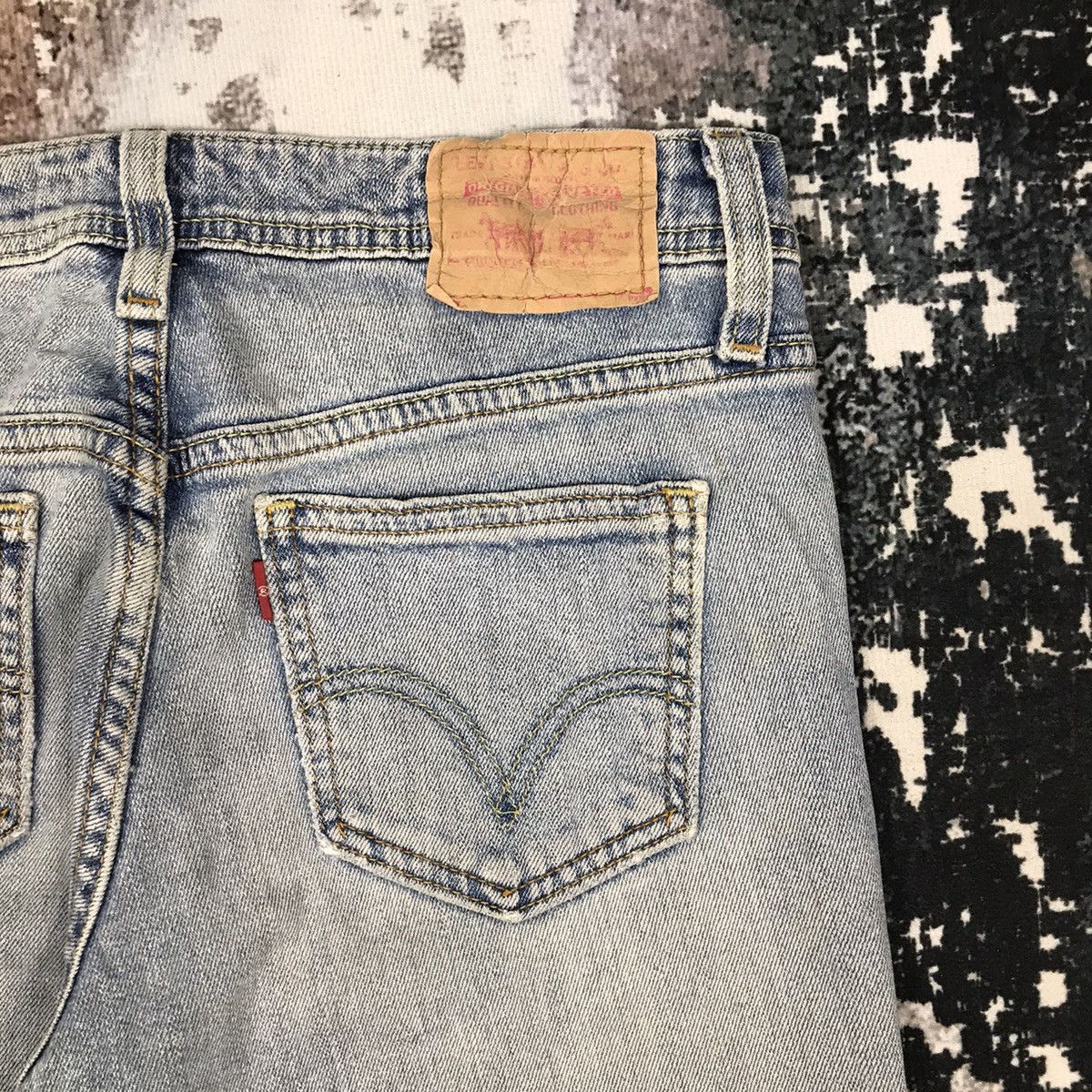 Levi's × Vintage Vintage Levis 518 Super Low Flare bootcut Light Wash Jeans Size 28" / US 6 / IT 42 - 3 Thumbnail