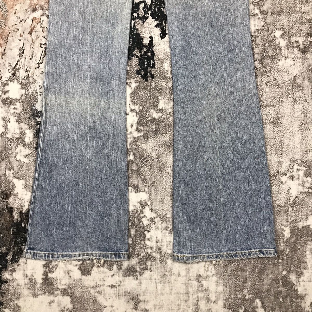 Levi's × Vintage Vintage Levis 518 Super Low Flare bootcut Light Wash Jeans Size 28" / US 6 / IT 42 - 4 Thumbnail