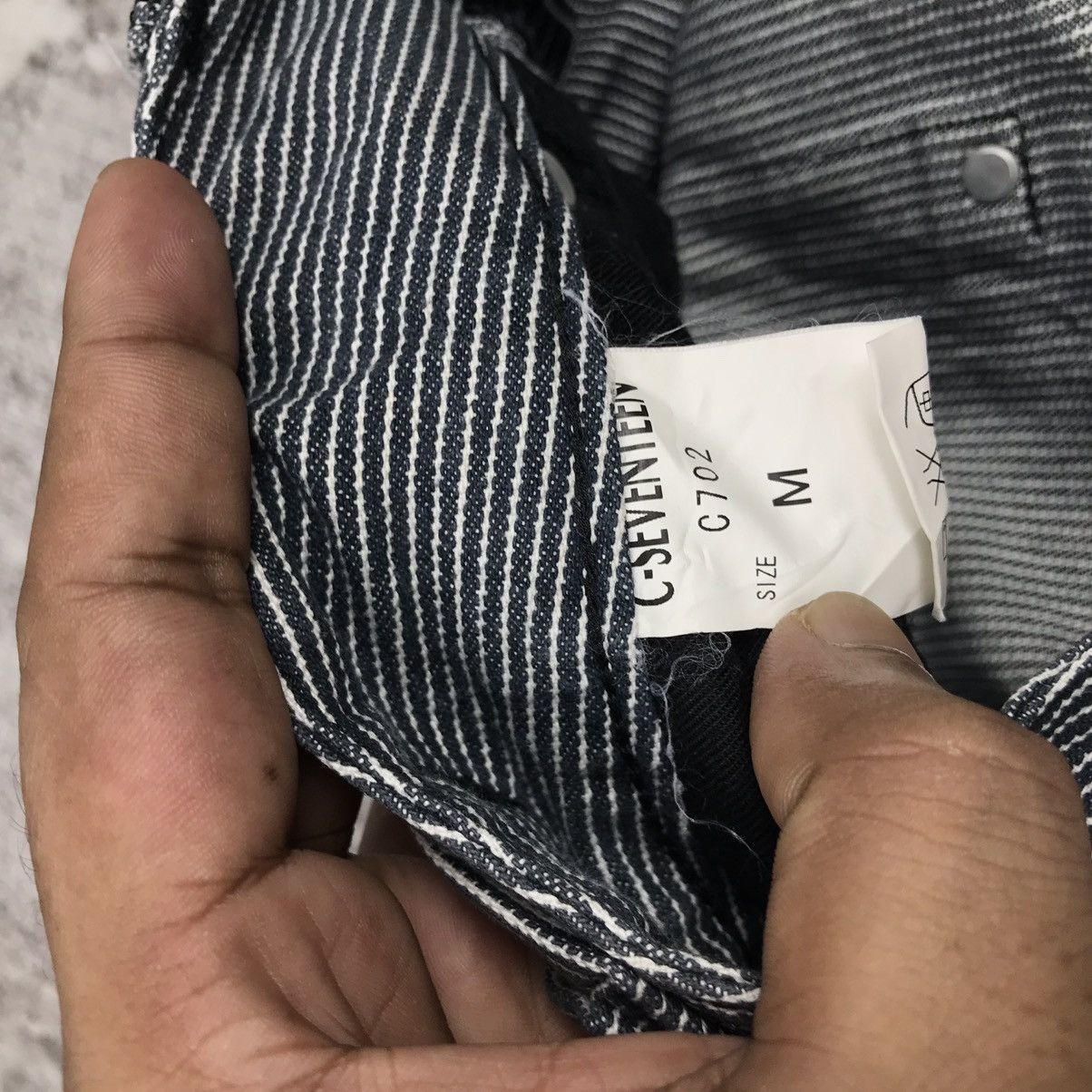 Japanese Brand × Vintage Vintage Japanese C-17 Hickory Stripe Design Jeans Size 30" / US 8 / IT 44 - 10 Thumbnail