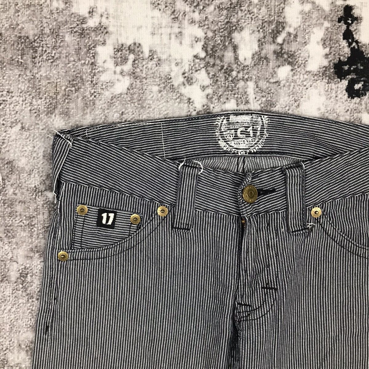 Japanese Brand × Vintage Vintage Japanese C-17 Hickory Stripe Design Jeans Size 30" / US 8 / IT 44 - 3 Thumbnail