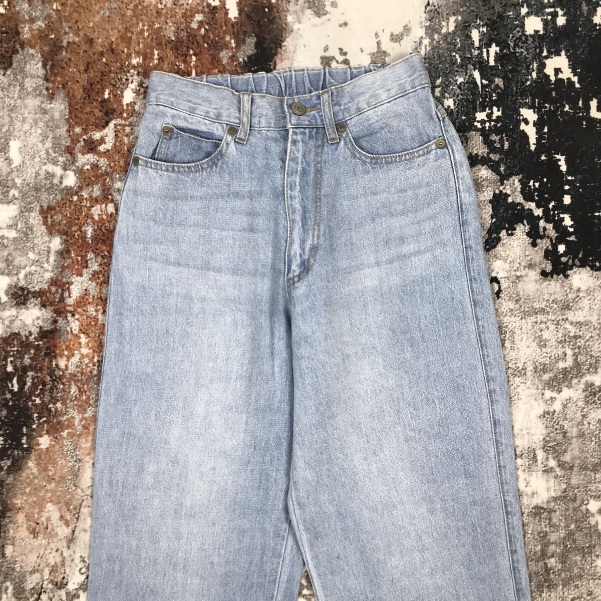 Global Work × Japanese Brand × Vintage Japanese Global Work Baggy Loose Light Wash Jeans Size 27" / US 4 / IT 40 - 2 Thumbnail