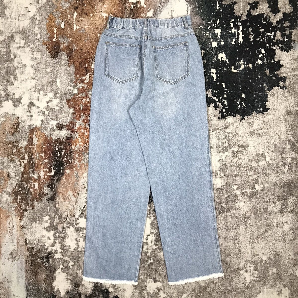 Global Work × Japanese Brand × Vintage Japanese Global Work Baggy Loose Light Wash Jeans Size 27" / US 4 / IT 40 - 5 Thumbnail