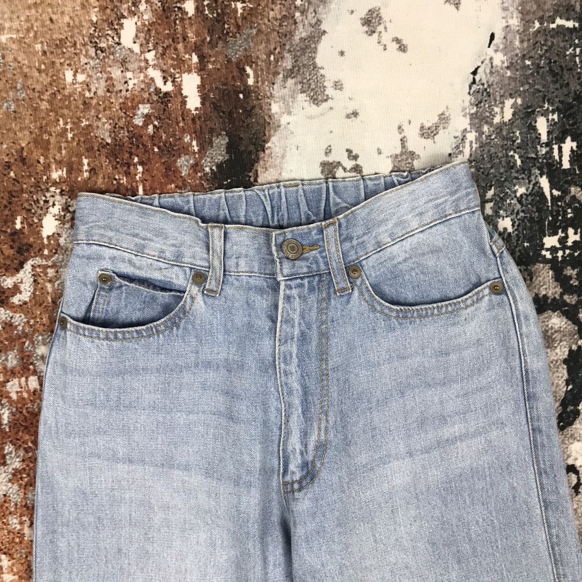 Global Work × Japanese Brand × Vintage Japanese Global Work Baggy Loose Light Wash Jeans Size 27" / US 4 / IT 40 - 3 Thumbnail